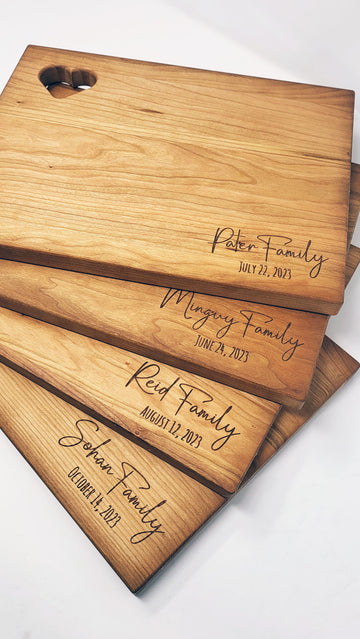 Heart Cutting Board